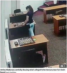 【来自海外！突发新闻] 女棋手在国际象棋锦标赛上向对手的座位上撒“毒药”，“因为他对我说了坏话”（俄罗斯）<包含视频> - Livedoor News